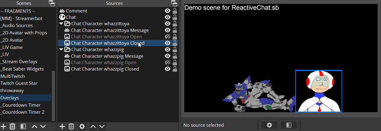 OBS Sources